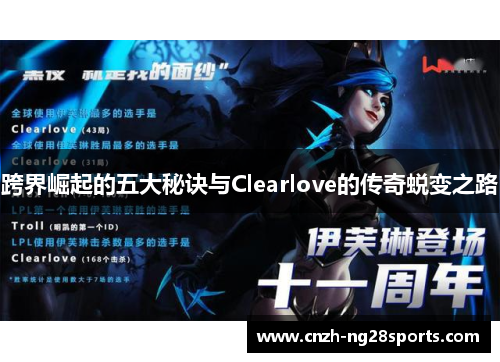 跨界崛起的五大秘诀与Clearlove的传奇蜕变之路 跨界崛起的五大秘诀与Clearlove的传奇蜕变之路